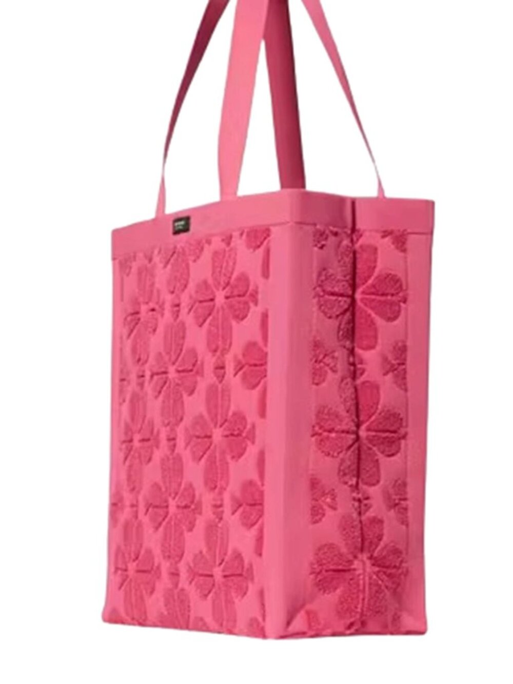 Kate Spade Brooke Pink Terry Cloth Tote Bag Large Shoulder Purse NWT